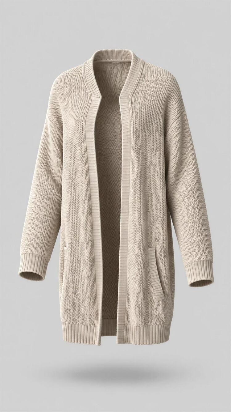 Ms. Maggie Cardigan Sweater Womens M Pink Hooded Cable Knit